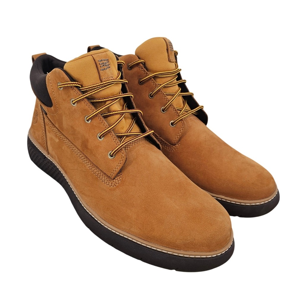 Timberland Cross Mark GORE-TEX Chukka Boots Wheat Nubuck A1TQA Mens 9.5